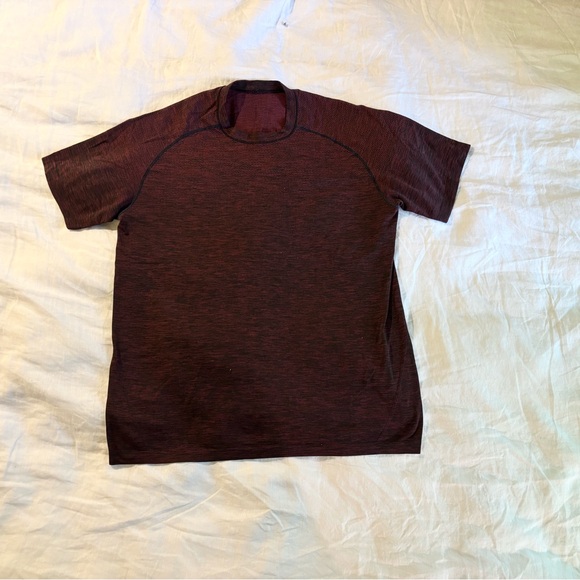 lululemon athletica Other - lululemon athletica Burgundy Short Sleeve Tee